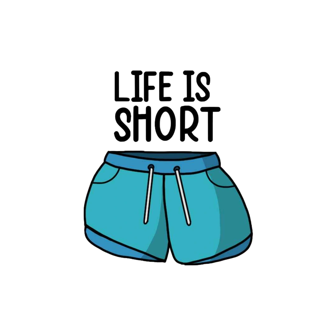 Life is short 1.0 Sticker